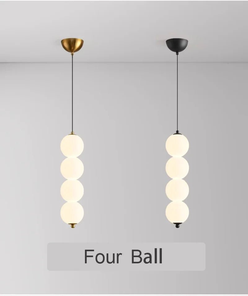 Nordic Gold 4-Globe Metal Pendant Light - Decorbites