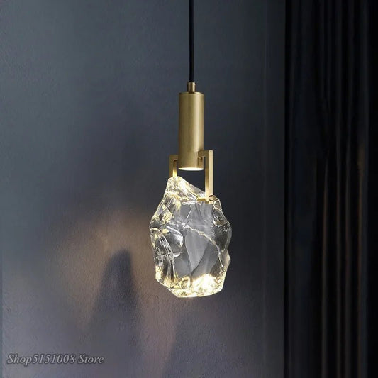 Nordic Gold Crystal Pendant Light - Decorbites