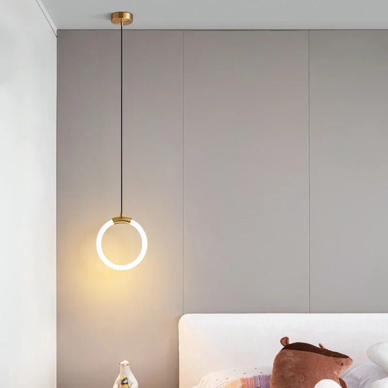 Nordic Gold Linear LED Pendant Light - Decorbites