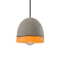 Nordic Grey Dome/Cone/Barn Shaped Hanging Light for Kitchen Bar Ceiling - 1 Head Pendant