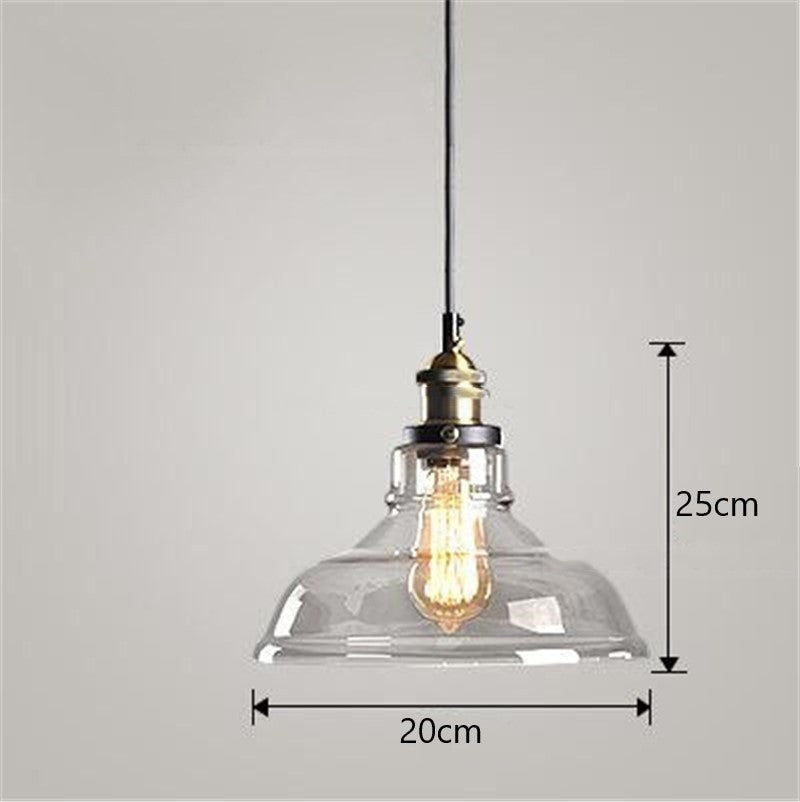 Glass Nordic Bedroom Chandelier