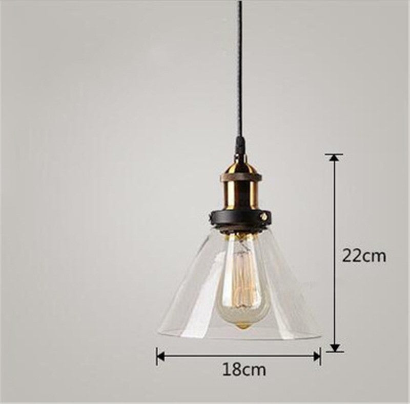 Glass Nordic Bedroom Chandelier