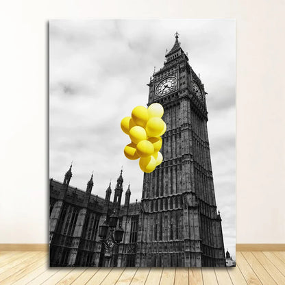 Nordic Landscape Canvas Print Set - Yellow Scenery - Posters