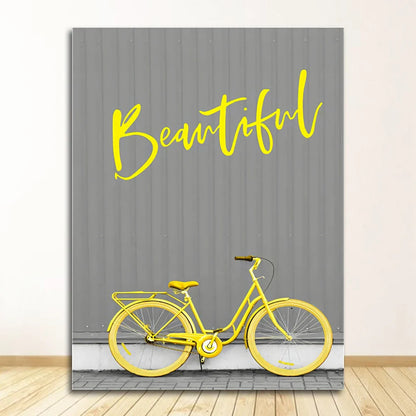 Nordic Landscape Canvas Print Set - Yellow Scenery - Posters