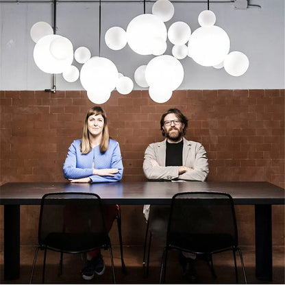 Nordic LED Bubble Chandelier - Modern Home Lighting - Chandelier