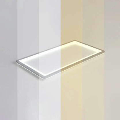 DecorBites™ DecorBites™ Nordic LED Ceiling Light: Dark Grey Ultra-Thin Flush Mount with Acrylic Shade
