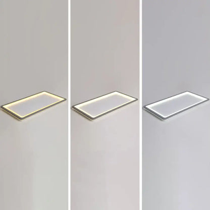 DecorBites™ DecorBites™ Nordic LED Ceiling Light: Dark Grey Ultra-Thin Flush Mount with Acrylic Shade