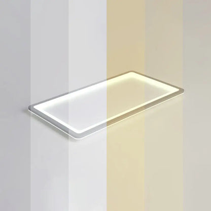 DecorBites™ DecorBites™ Nordic LED Ceiling Light: Dark Grey Ultra-Thin Flush Mount with Acrylic Shade