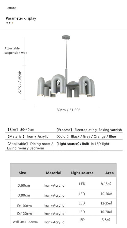 Nordic LED Chandelier for Home Decor - Chandelier