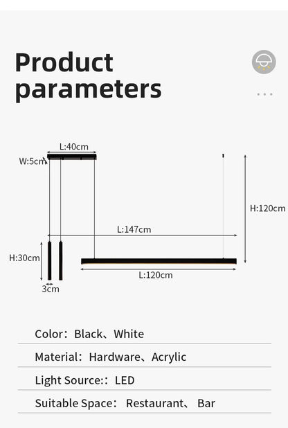 Nordic LED Chandelier for Home Lighting - Chandelier