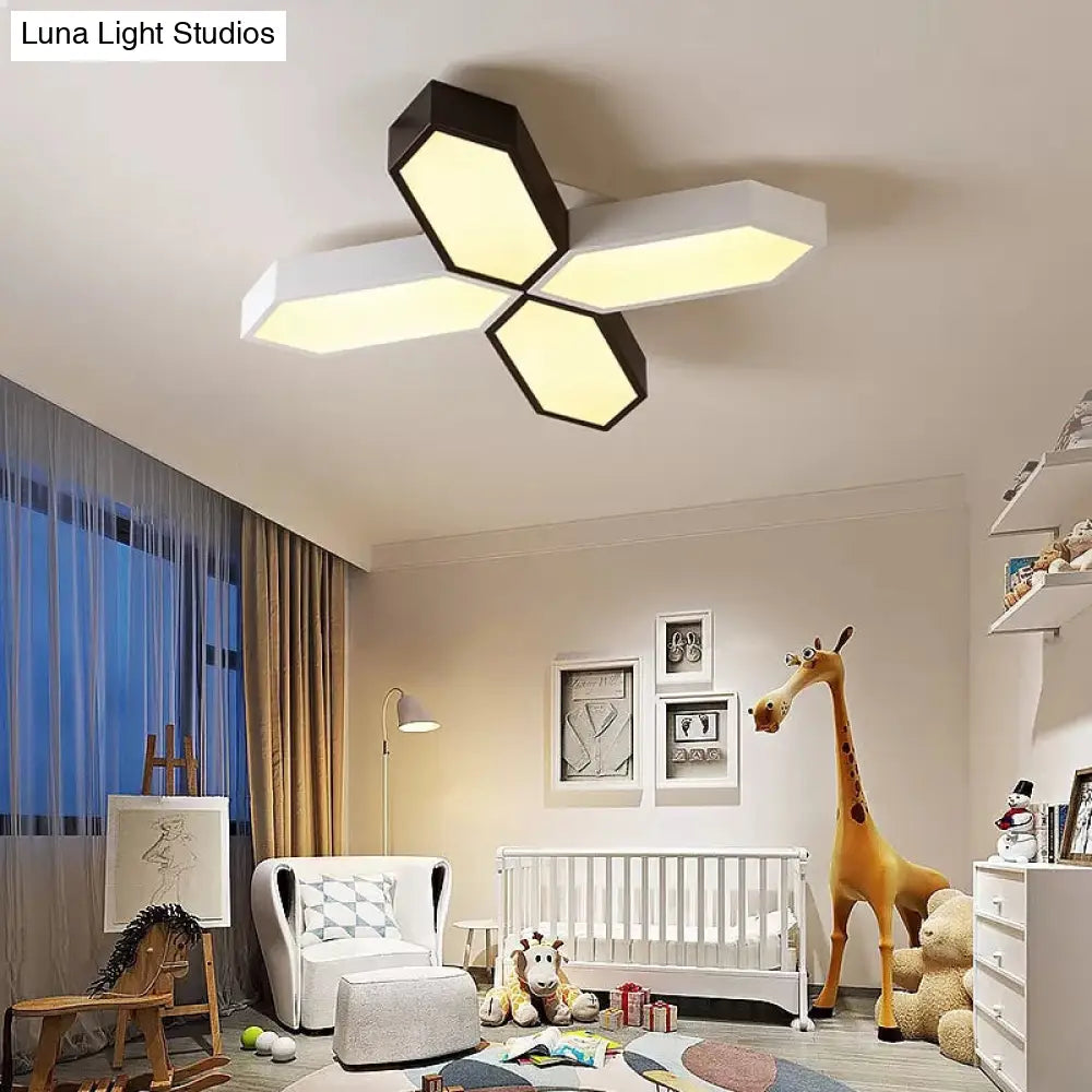 DecorBites™ DecorBites™ Nordic LED Cross Ceiling Lamp for Study Room and Kindergarten