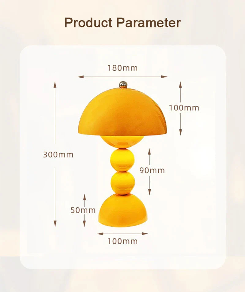 Nordic LED Flowers Table Lamp USB Dimmable For Home Living Table Bedroom Bedside Room Decoration LED Night Lamps Desk