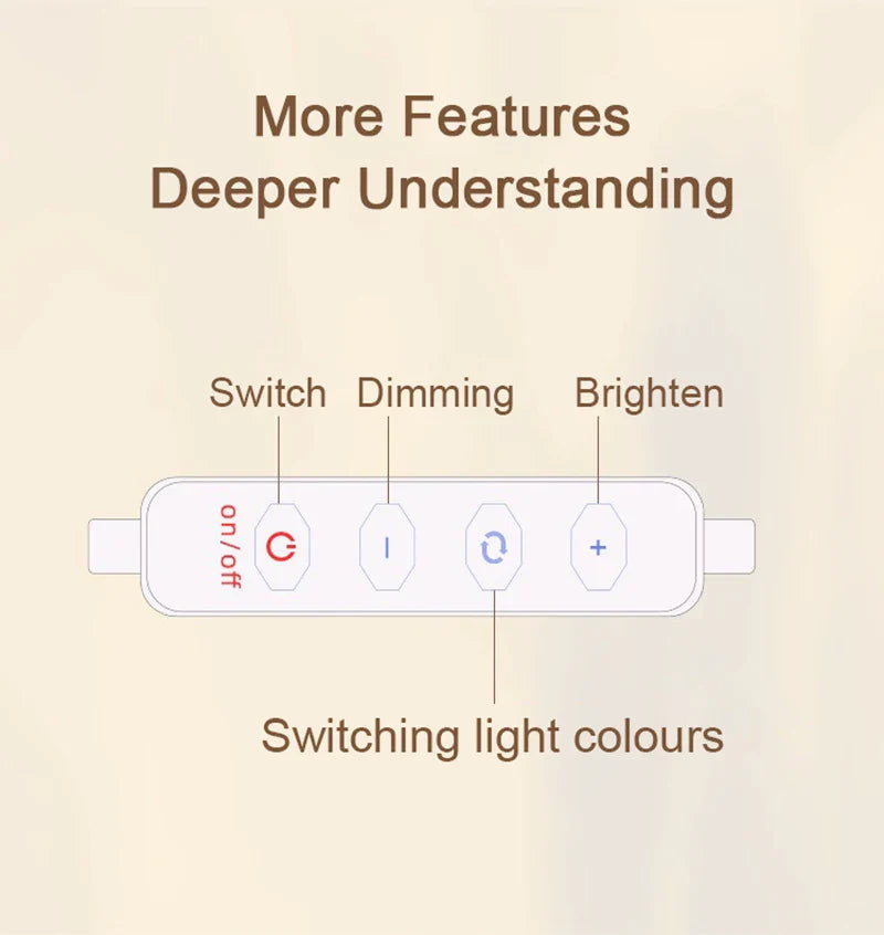 Nordic LED Flowers Table Lamp USB Dimmable For Home Living Table Bedroom Bedside Room Decoration LED Night Lamps Desk