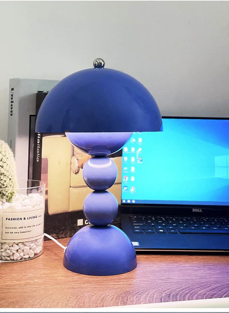 Nordic LED Flowers Table Lamp USB Dimmable For Home Living Table Bedroom Bedside Room Decoration LED Night Lamps Desk