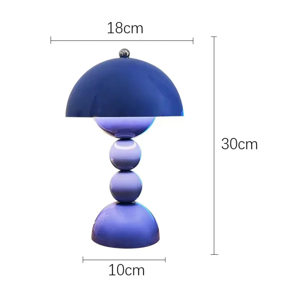 Nordic LED Flowers Table Lamp USB Dimmable For Home Living Table Bedroom Bedside Room Decoration LED Night Lamps Desk