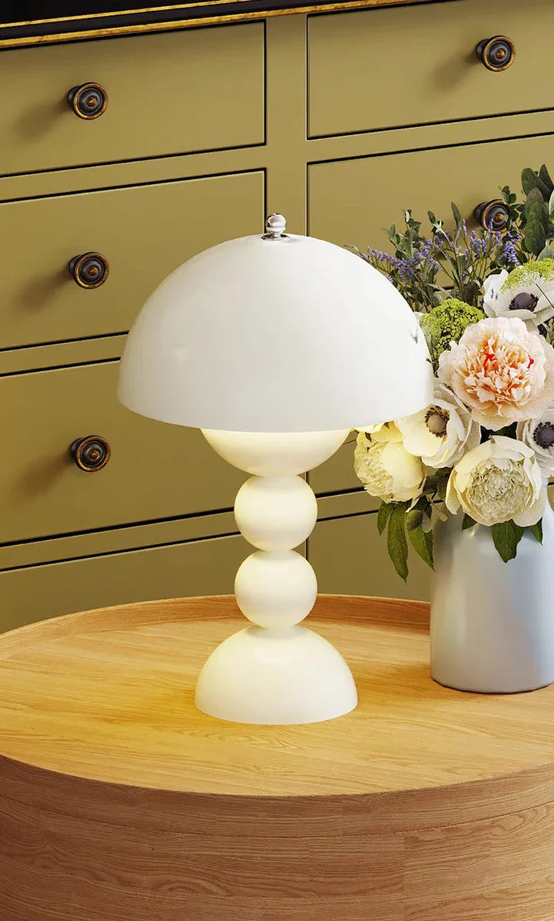 Nordic LED Flowers Table Lamp USB Dimmable For Home Living Table Bedroom Bedside Room Decoration LED Night Lamps Desk
