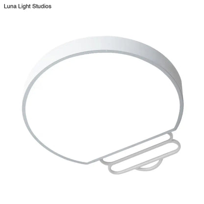 DecorBites™ DecorBites™ Nordic LED Flush Mount Ceiling Lamp with Acrylic Shade and White/Green/Grey Bulb Shape