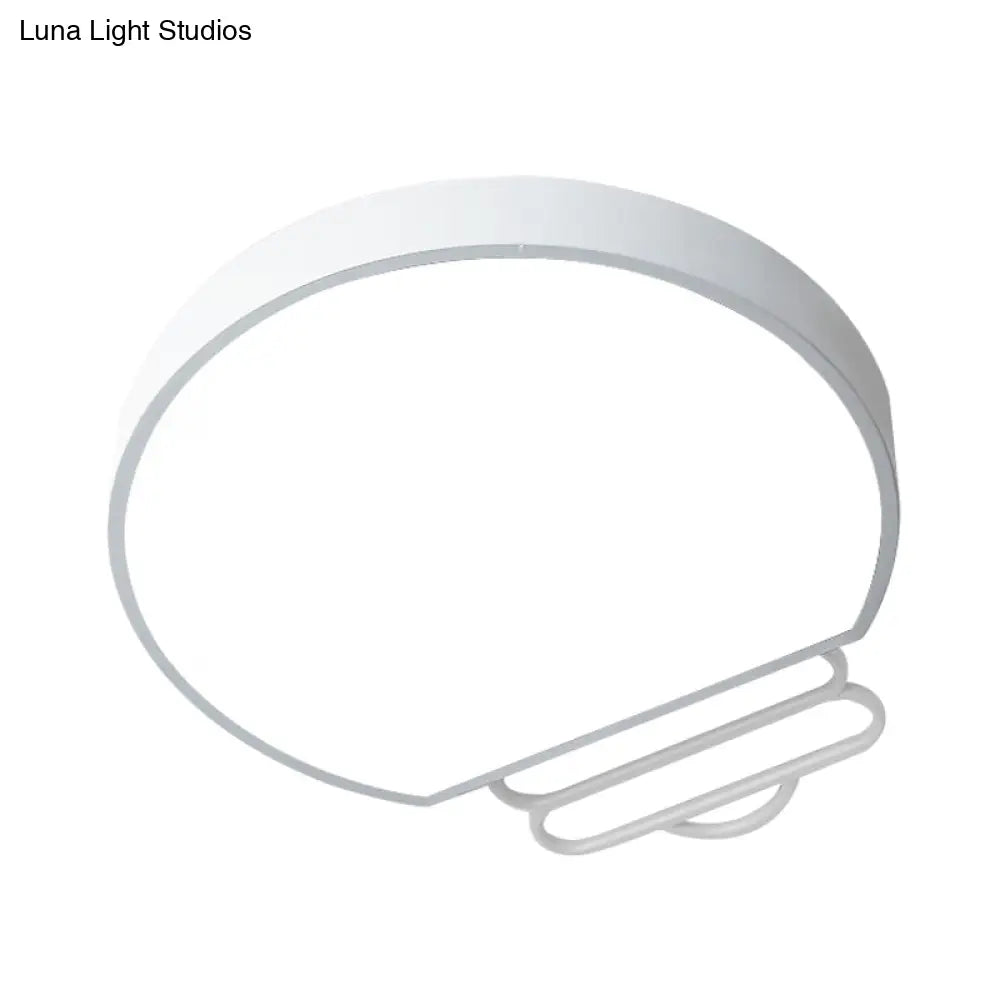 DecorBites™ DecorBites™ Nordic LED Flush Mount Ceiling Lamp with Acrylic Shade and White/Green/Grey Bulb Shape