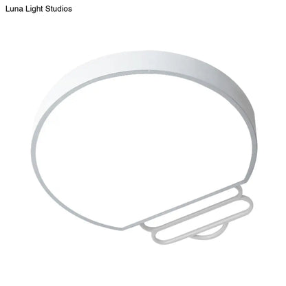 DecorBites™ DecorBites™ Nordic LED Flush Mount Ceiling Lamp with Acrylic Shade and White/Green/Grey Bulb Shape