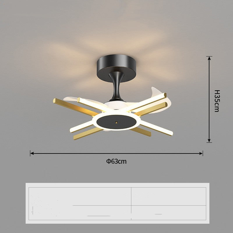 Iron Nordic Fan Lamp