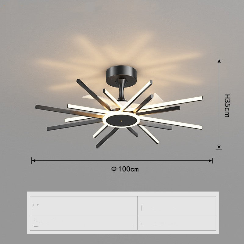 Iron Nordic Fan Lamp