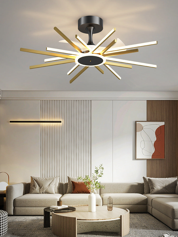 Iron Nordic Fan Lamp