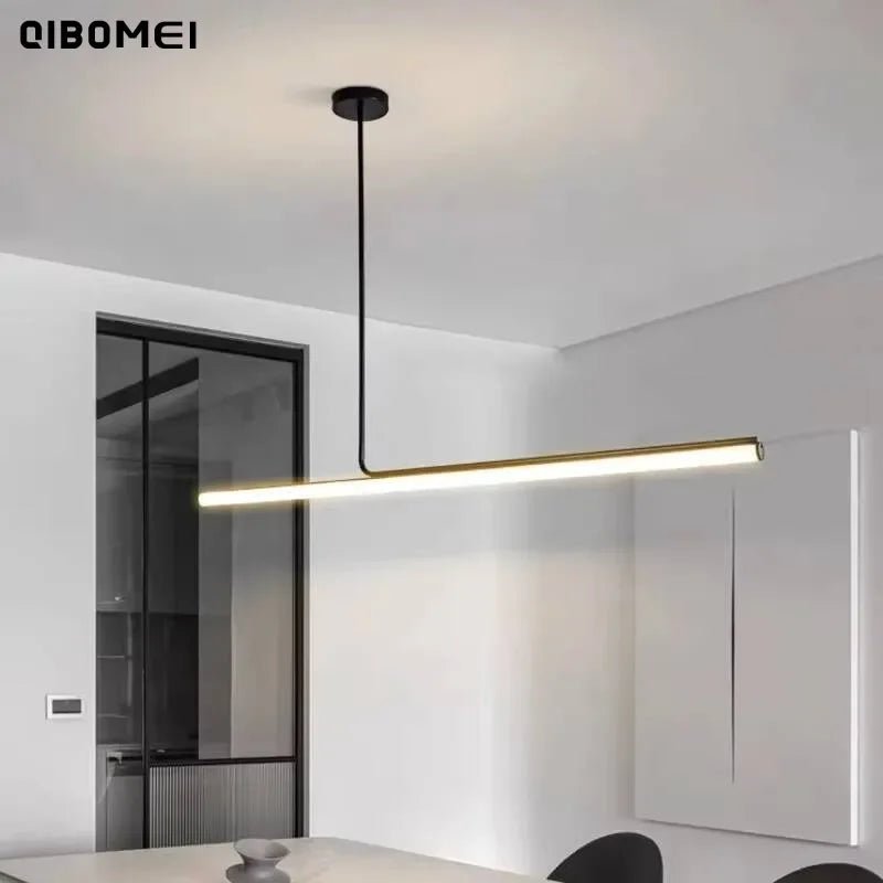 Nordic Long Strip Metal Pendant Light - Decorbites