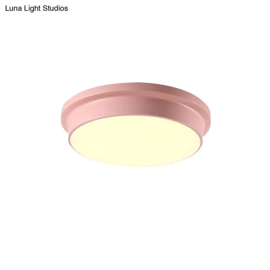 DecorBites™ DecorBites™ Nordic Macaron Colored Flushmount Ceiling Light for Child Bedroom