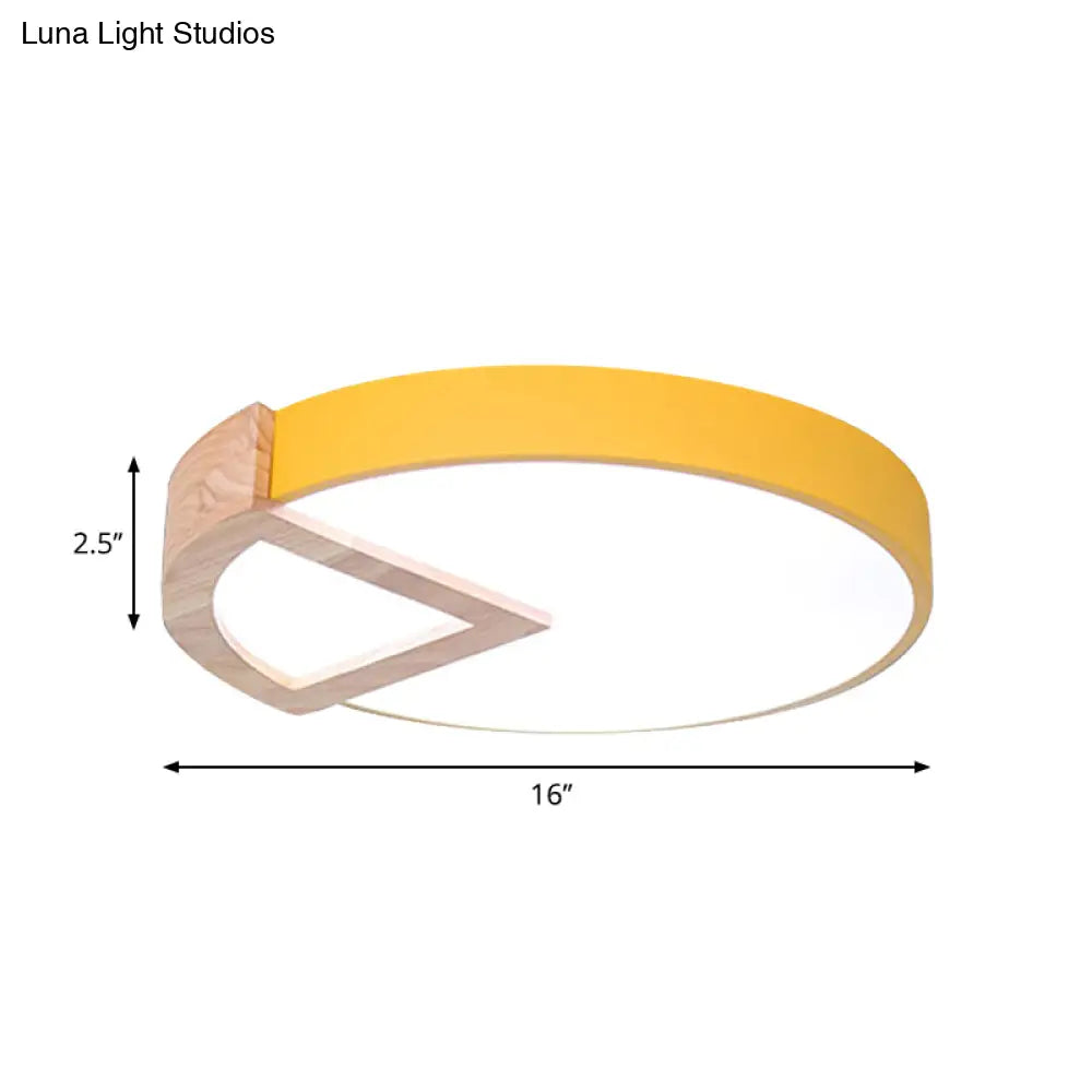 DecorBites™ DecorBites™ Nordic Macaron Flush Mount Light for Kids' Bedrooms