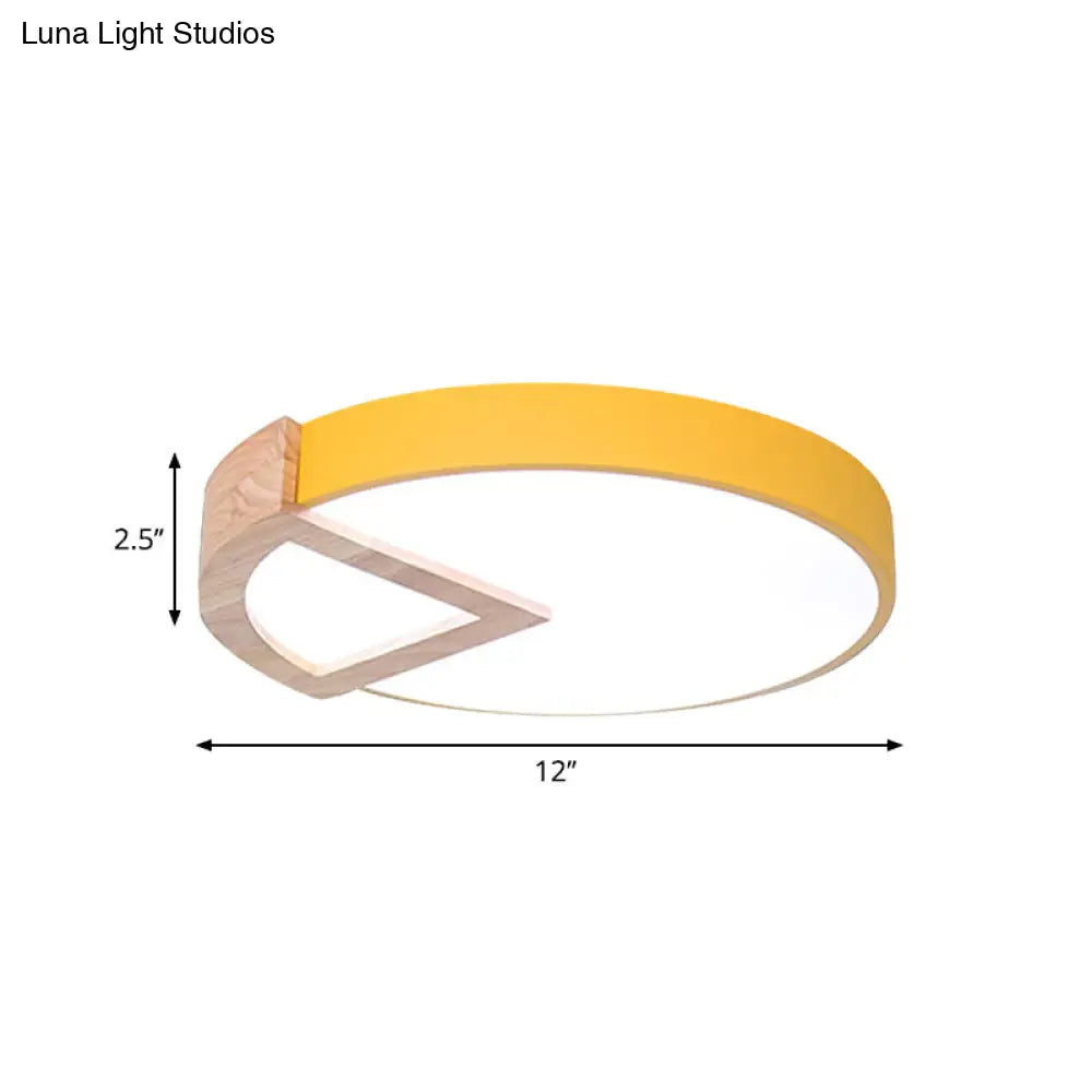 DecorBites™ DecorBites™ Nordic Macaron Flush Mount Light for Kids' Bedrooms