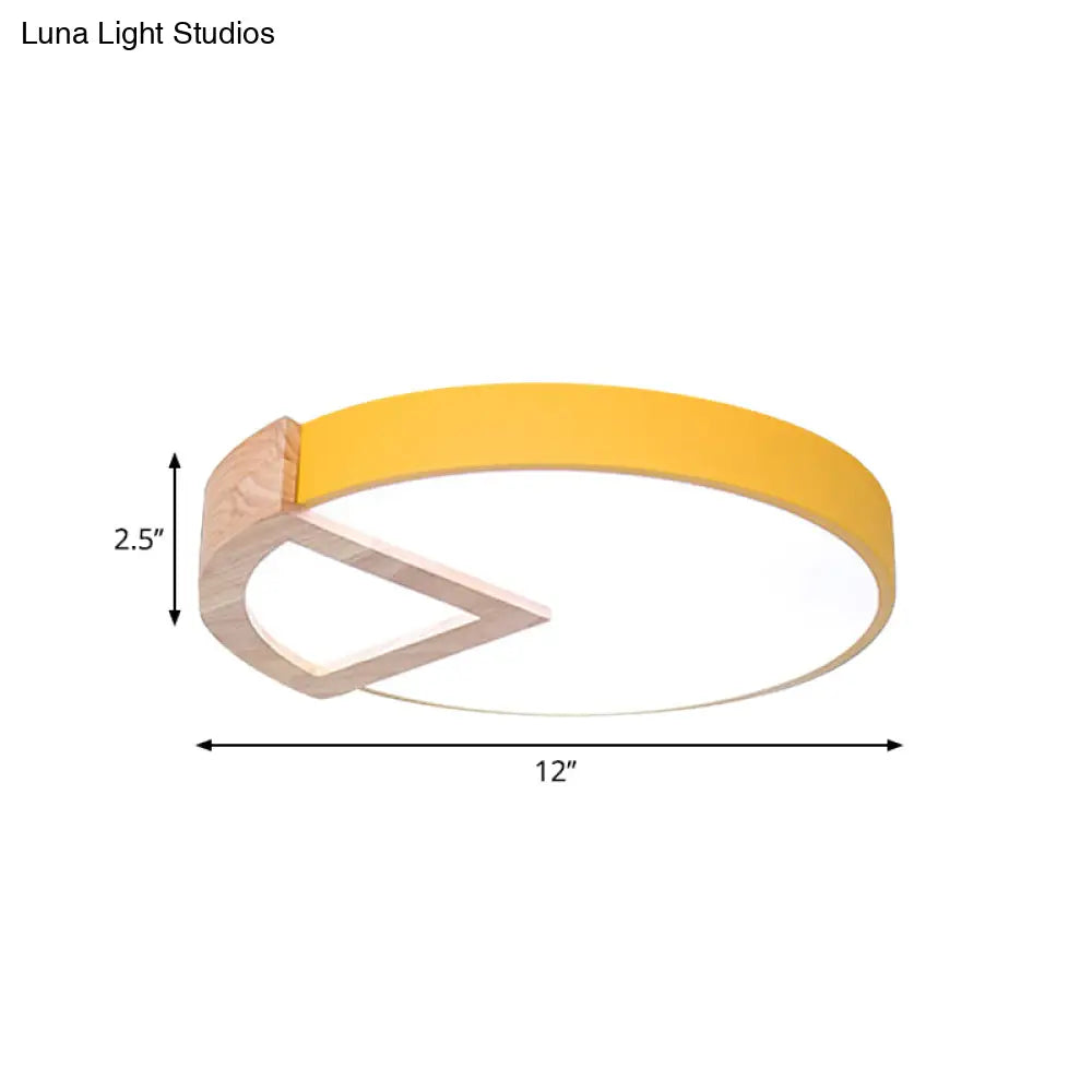 DecorBites™ DecorBites™ Nordic Macaron Flush Mount Light for Kids' Bedrooms