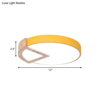 DecorBites™ DecorBites™ Nordic Macaron Flush Mount Light for Kids' Bedrooms