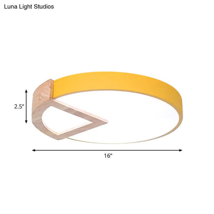 DecorBites™ DecorBites™ Nordic Macaron Flush Mount Light for Kids' Bedrooms