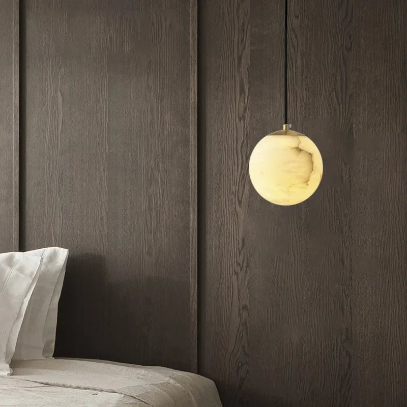 Nordic Marble Bedside Pendant Light - Decorbites