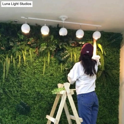 DecorBites™ DecorBites™ Luminaria de techo nórdica metálica para restaurante - Iluminación de riel semiempotrada