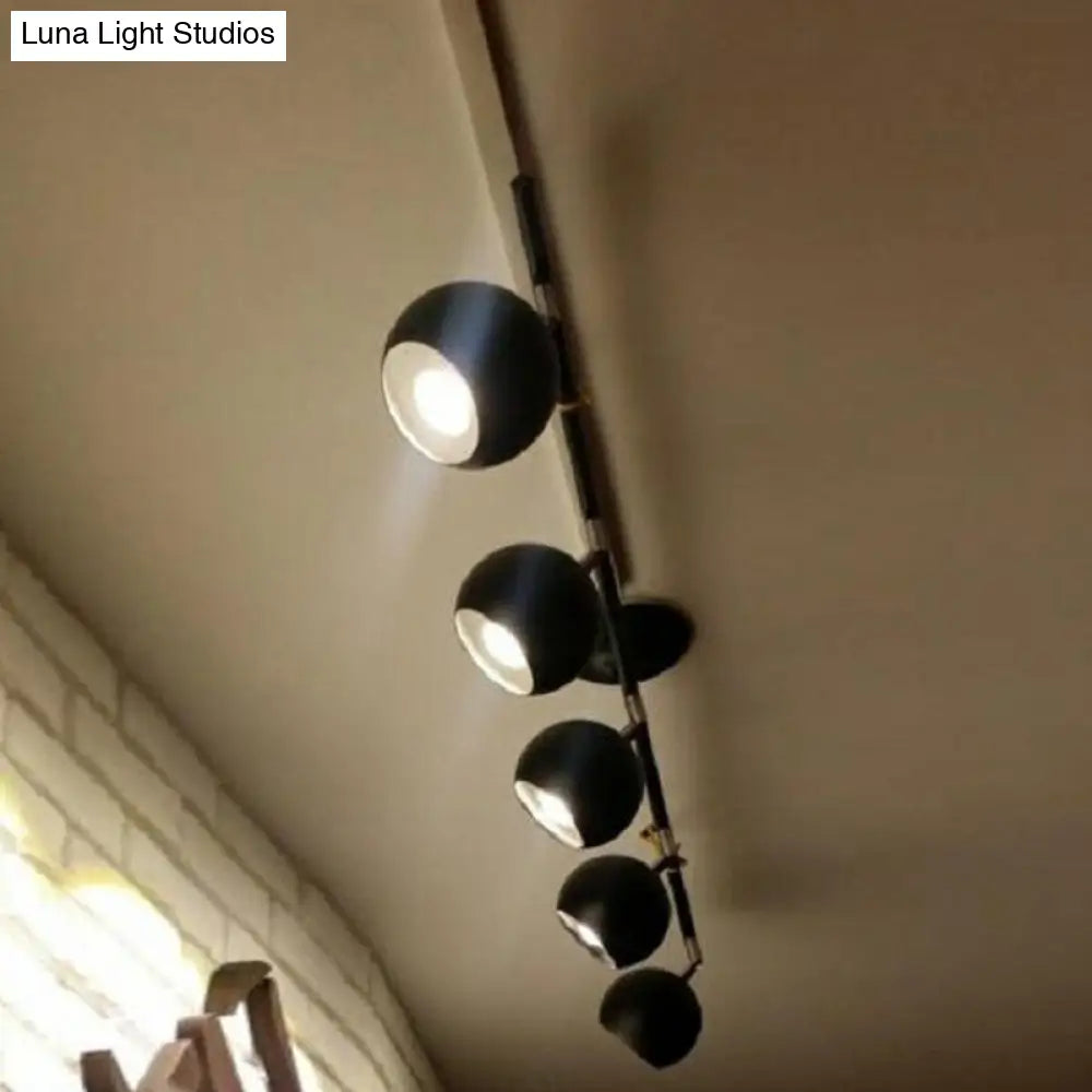 DecorBites™ DecorBites™ Luminaria de techo nórdica metálica para restaurante - Iluminación de riel semiempotrada