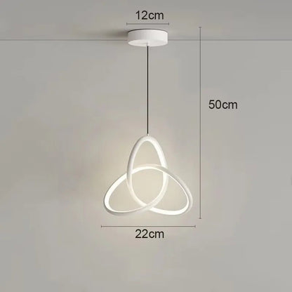 Nordic Metal LED Pendant Light in Black or Gold - Decorbites
