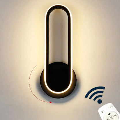 DecorBites™ DecorBites™ Nordic Metal LED Rotatable Oblong Wall Mount Lamp for Bedroom Lighting