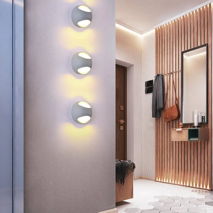 DecorBites™ DecorBites™ Nordic Metal LED Wall Lamp in Yellow/Grey/Green