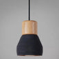 Nordic Minimalist Cement Tapered Hanging Light - Restaurant Down Mini Pendant (1-Light)