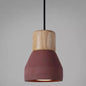 Nordic Minimalist Cement Tapered Hanging Light - Restaurant Down Mini Pendant (1-Light)