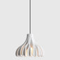 Nordic Modern 1-Light Coral Shade Pendant Lamp - Resin Hanging Lamp for Dining Room