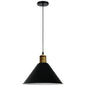 Nordic Modern Metal Tapered Hanging Light - Stylish 1-Light Restaurant Ceiling Pendant Lamp