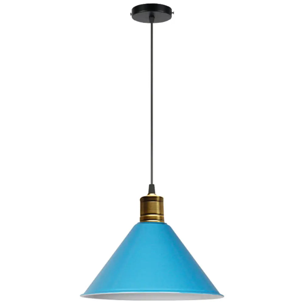 Nordic Modern Metal Tapered Hanging Light - Stylish 1-Light Restaurant Ceiling Pendant Lamp