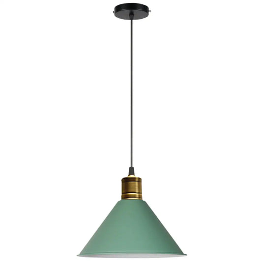 Nordic Modern Metal Tapered Hanging Light - Stylish 1-Light Restaurant Ceiling Pendant Lamp