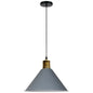 Nordic Modern Metal Tapered Hanging Light - Stylish 1-Light Restaurant Ceiling Pendant Lamp