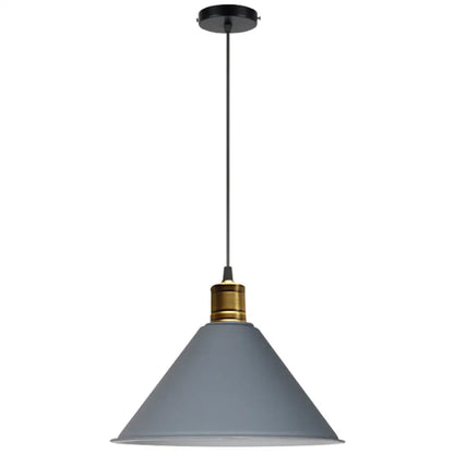 Nordic Modern Metal Tapered Hanging Light - Stylish 1-Light Restaurant Ceiling Pendant Lamp