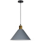 Nordic Modern Metal Tapered Hanging Light - Stylish 1-Light Restaurant Ceiling Pendant Lamp