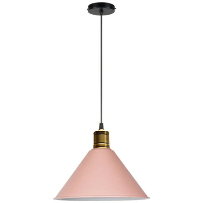 Nordic Modern Metal Tapered Hanging Light - Stylish 1-Light Restaurant Ceiling Pendant Lamp