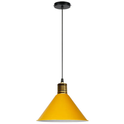 Nordic Modern Metal Tapered Hanging Light - Stylish 1-Light Restaurant Ceiling Pendant Lamp